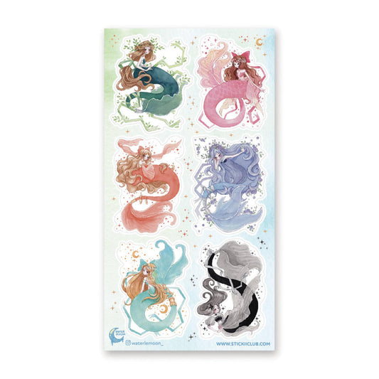 STICKII - Sticker Sheet - Waterlemoon - Stylish Seas