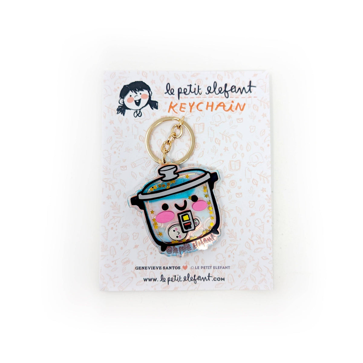 Le Petit Elefant - Keychain - Shaker Rice Cooker