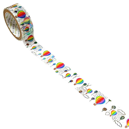 SEAL-DO Shinzi Katoh - Washi Tape - Rainbow Foil Series - Rainbow Balloon