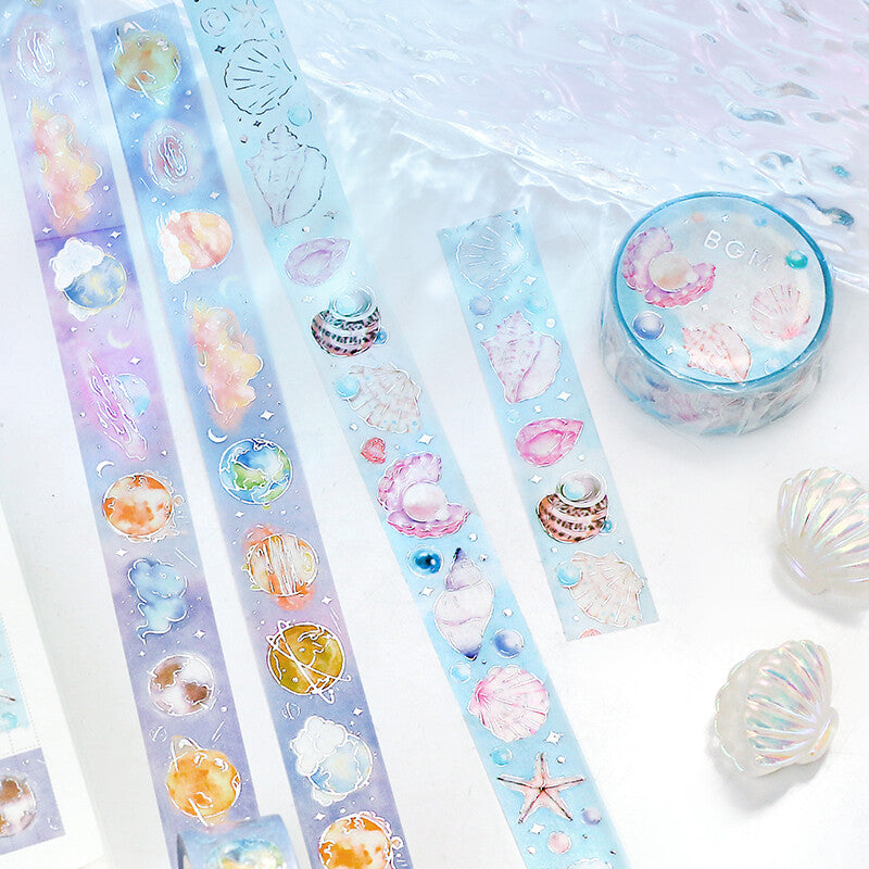BGM - 15mm Washi Tape - Life Series - Small Cosmos