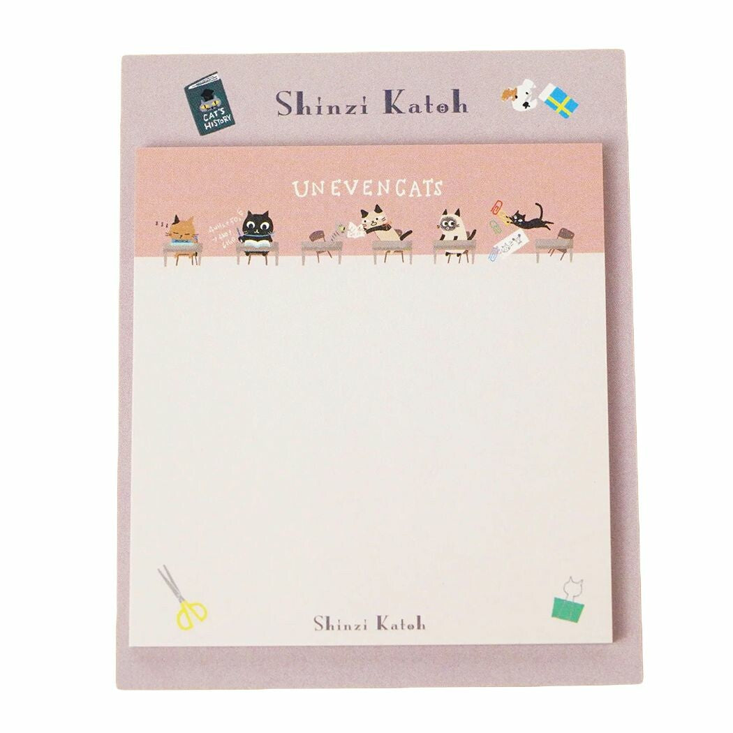 Shinzi Katoh - Sticky Notes - Uneven Cats - School