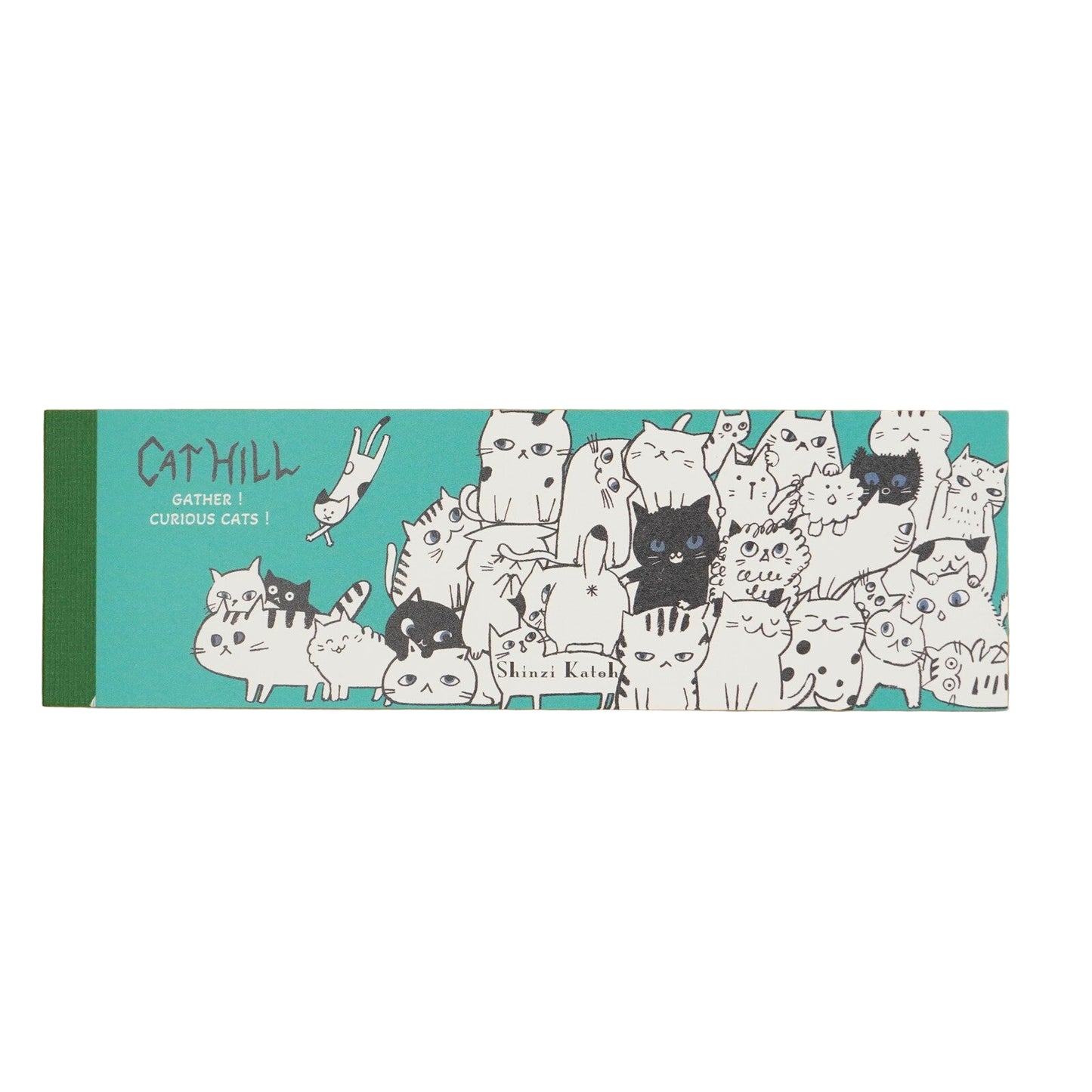 Shinzi Katoh - Notepad - Cat Hill - Green