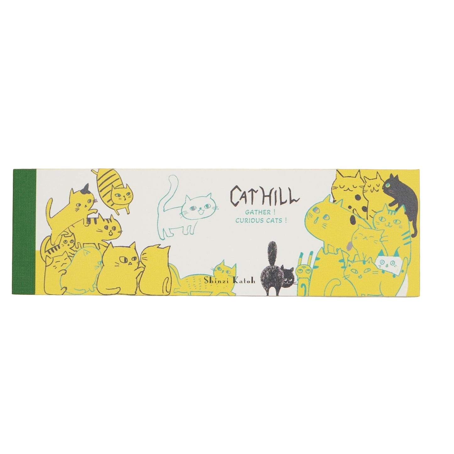 Shinzi Katoh - Notepad - Cat Hill - Yellow
