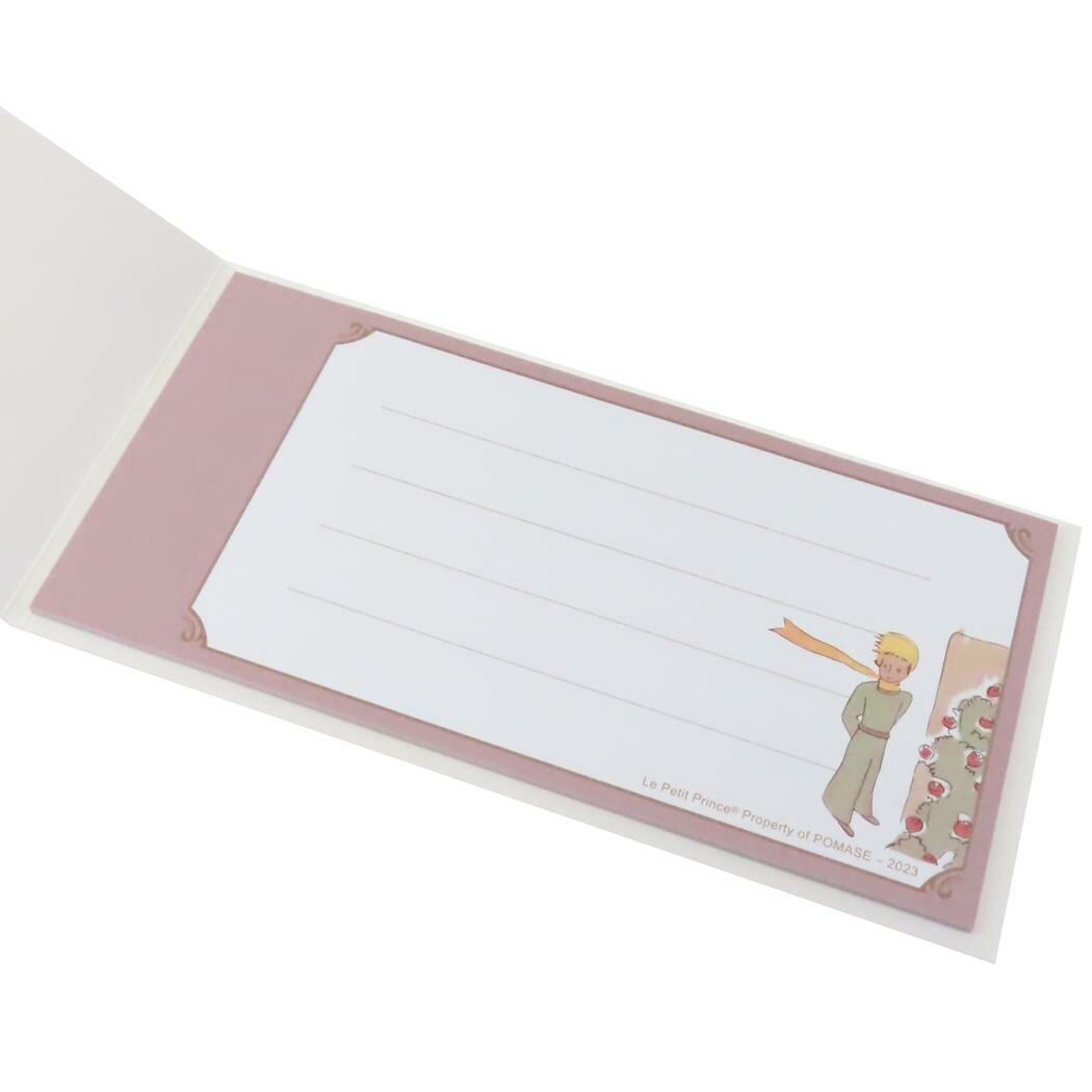 Le Petit Prince - The Little Prince Sticky Notes / Notepad - The Prince's Rose