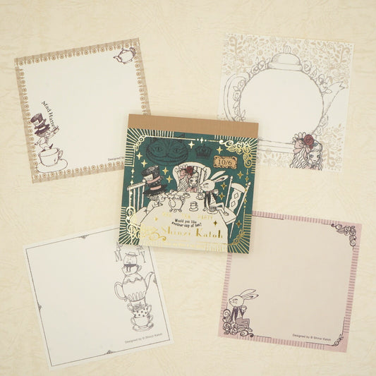 Shinzi Katoh - Memo Pad - Alice in Wonderland - Mad Tea Party