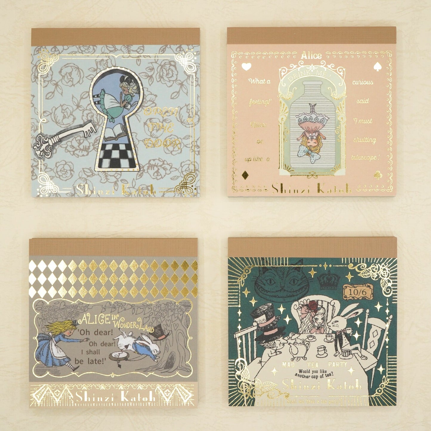 Shinzi Katoh - Memo Pad - Alice in Wonderland - Mad Tea Party