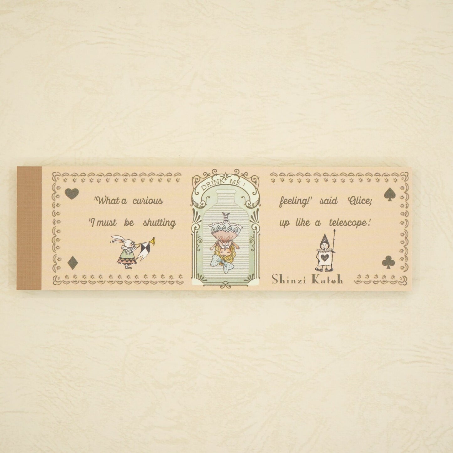 Shinzi Katoh - Notepad - Alice in Wonderland - Drink Me