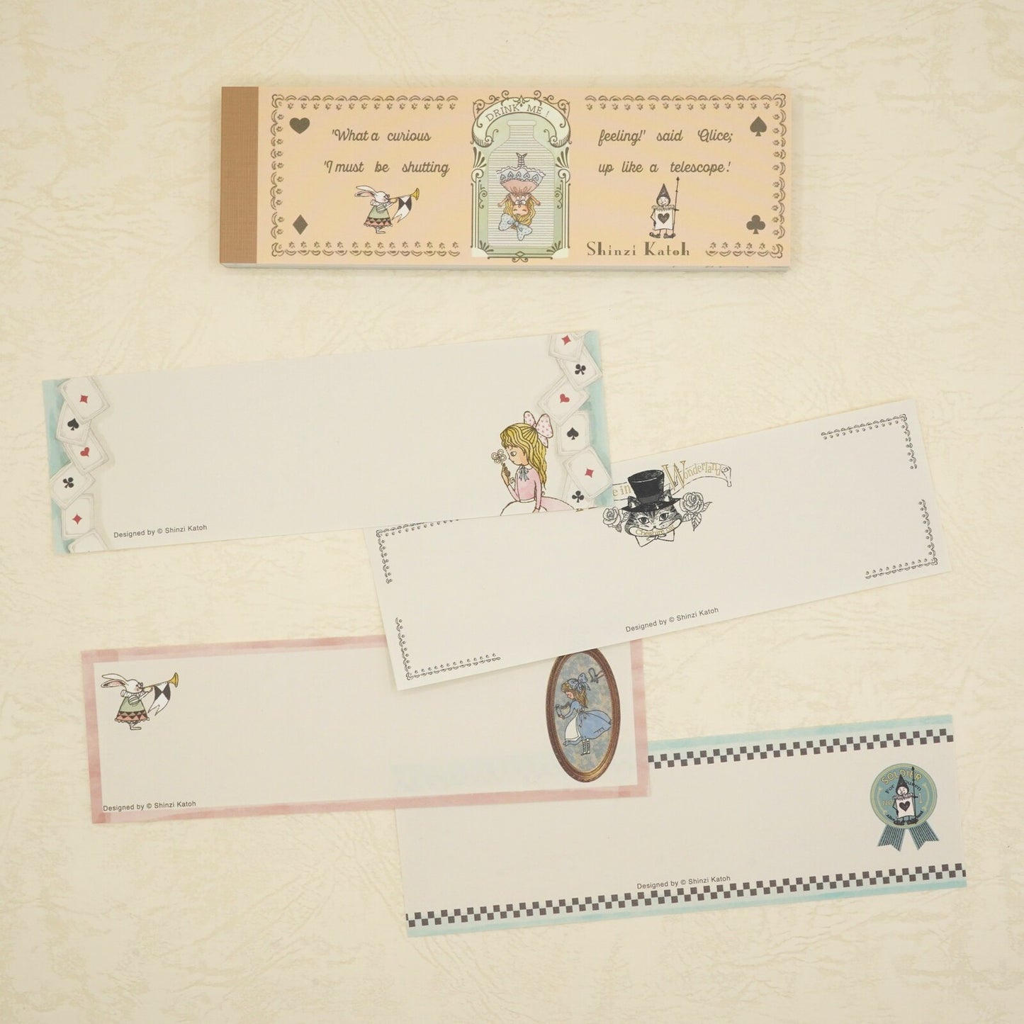 Shinzi Katoh - Notepad - Alice in Wonderland - Drink Me