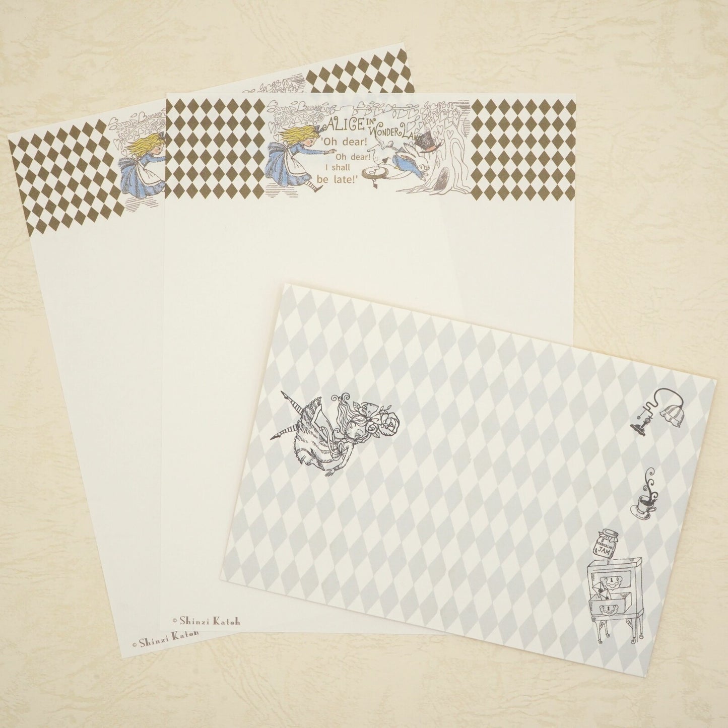 Shinzi Katoh - Letter Set - Alice in Wonderland - Wonderland