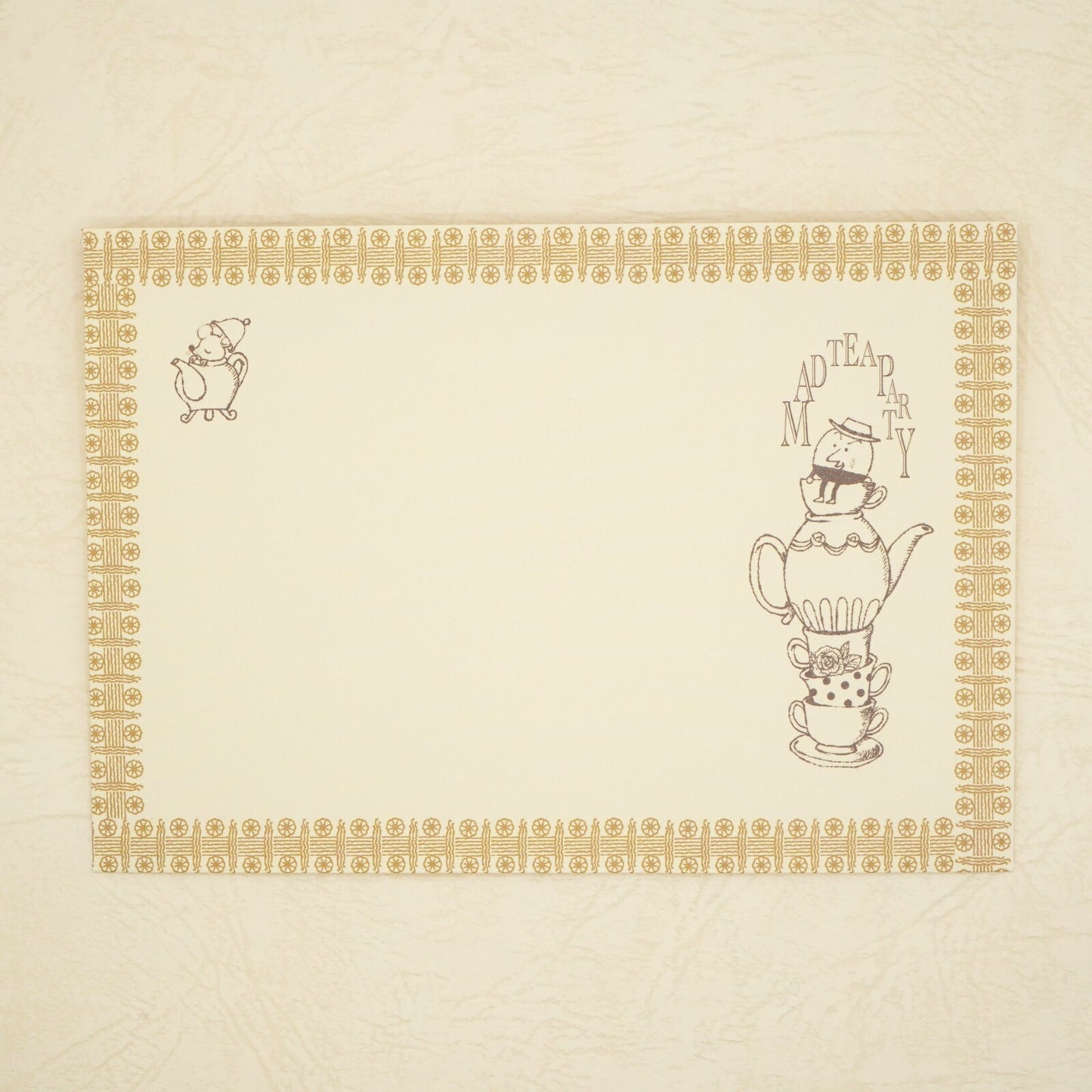 Shinzi Katoh - Letter Set - Alice in Wonderland - Mad Tea Party