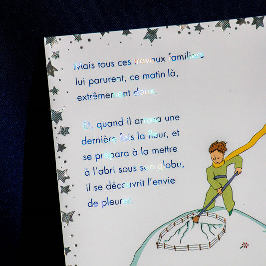 The Little Prince - Departure - Foil-Stamped Postcard