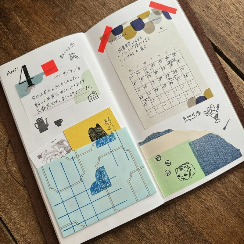 mizushima - Techo Scrap Memo - Diary (S)