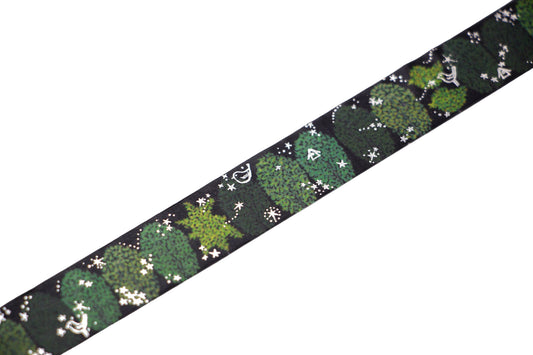 Rokkaku x Misuzu Uta - Foil-Stamped Washi Tape - Trees