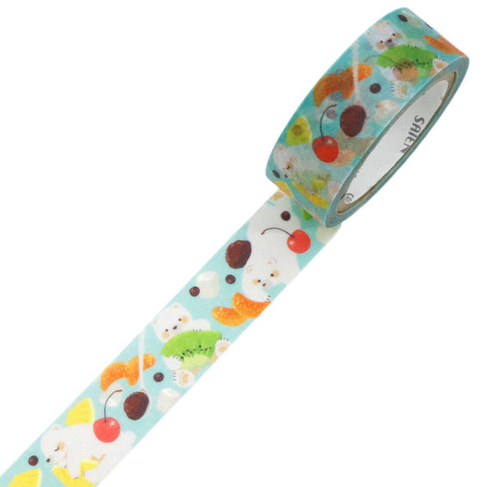 SAIEN - Washi Tape - Shirokuma Anmitsu (Polar Bear Dessert)