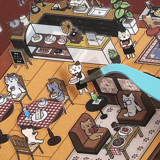 BGM - Stickers - Diorama 2.5D Stickers Vol. 1 - Pure Cafe