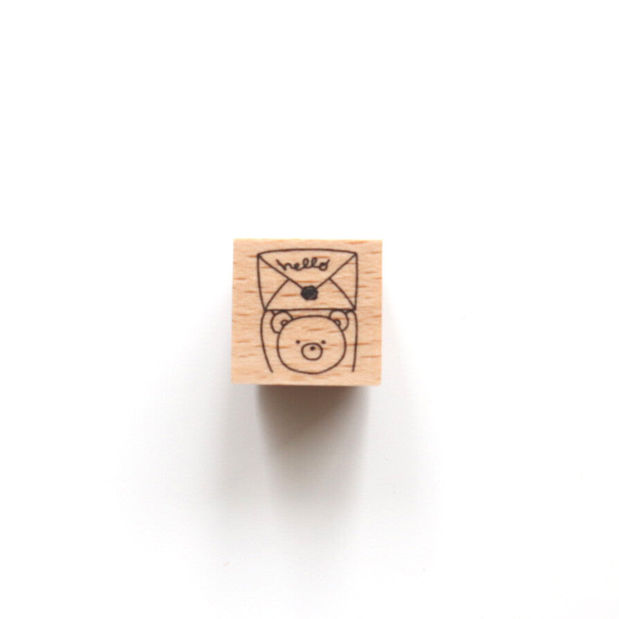 Forme - Rubber Stamp - Bear and Letter