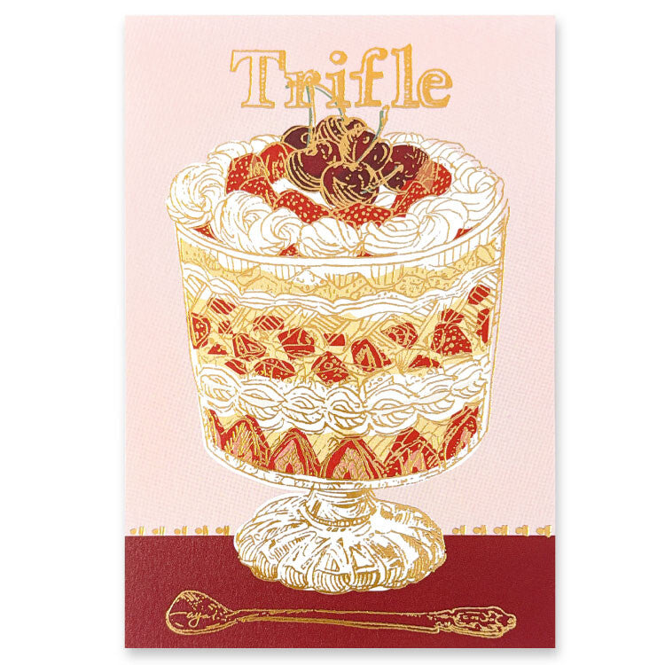 Foil-Stamped Postcard - Aya Inoue - Trifle