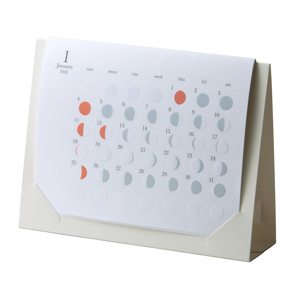 Replug 2026 Michiru Moon Calendar - Mini Desk Calendar
