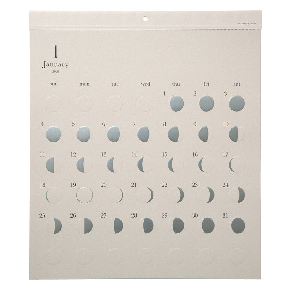 Replug 2026 Oboro Moon Calendar - Silver Edition