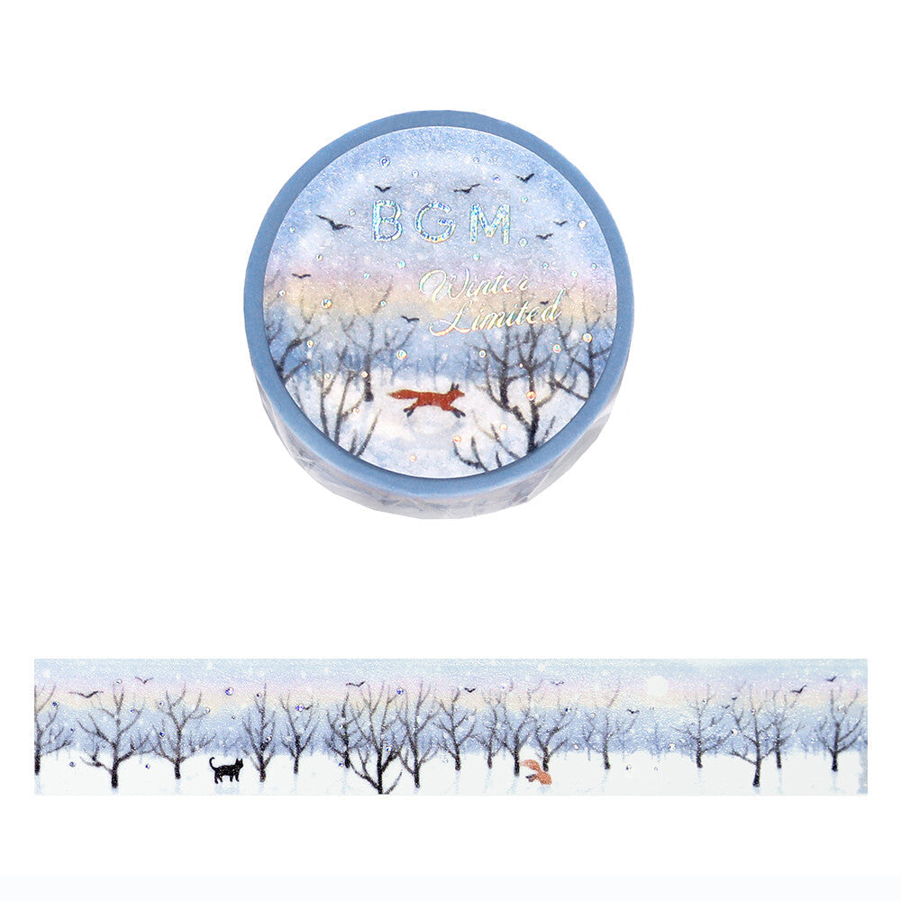 BGM Washi Tape - Winter Limited - Morning Forest Walk