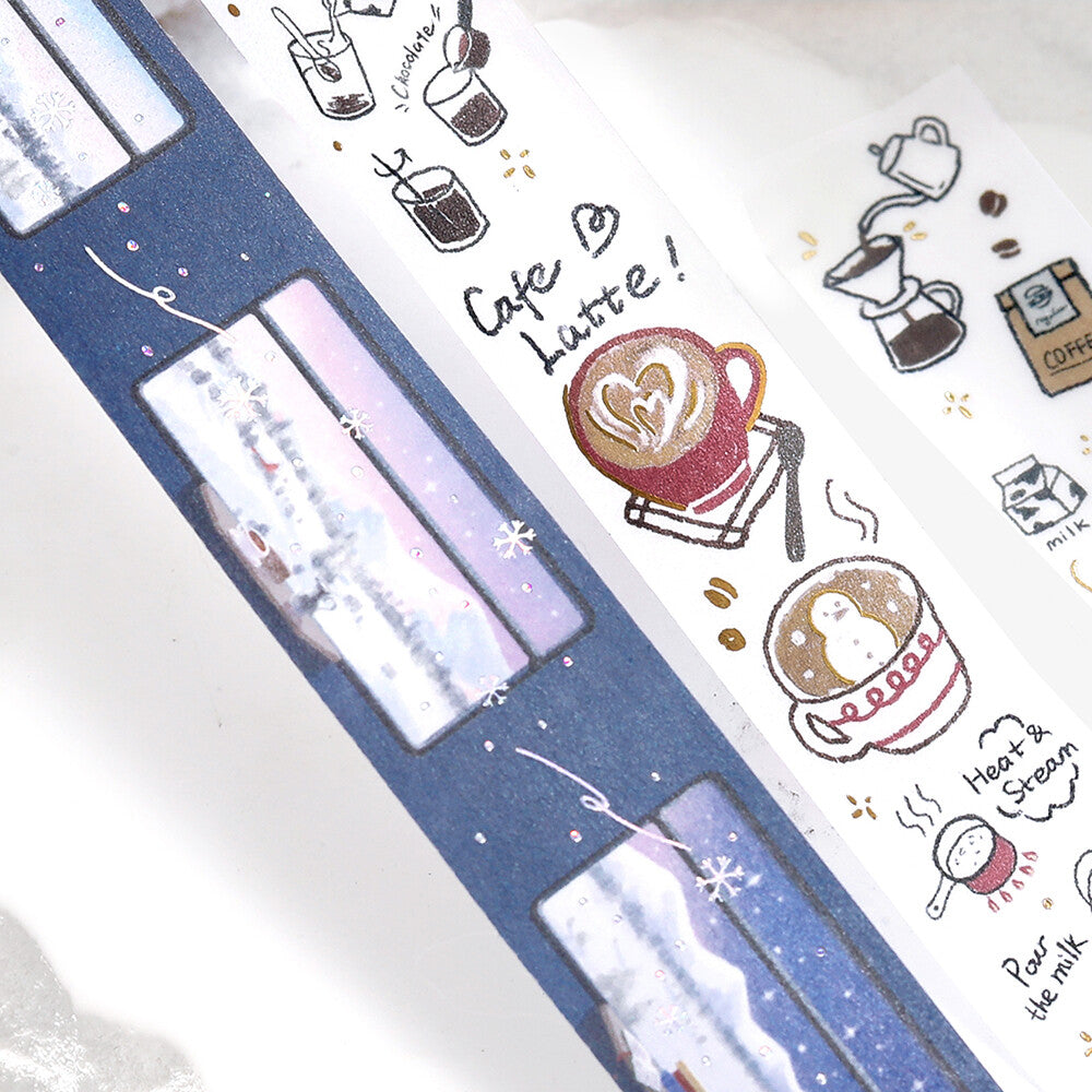 BGM Washi Tape - Winter Limited - Snow Viewing Sleeper Train