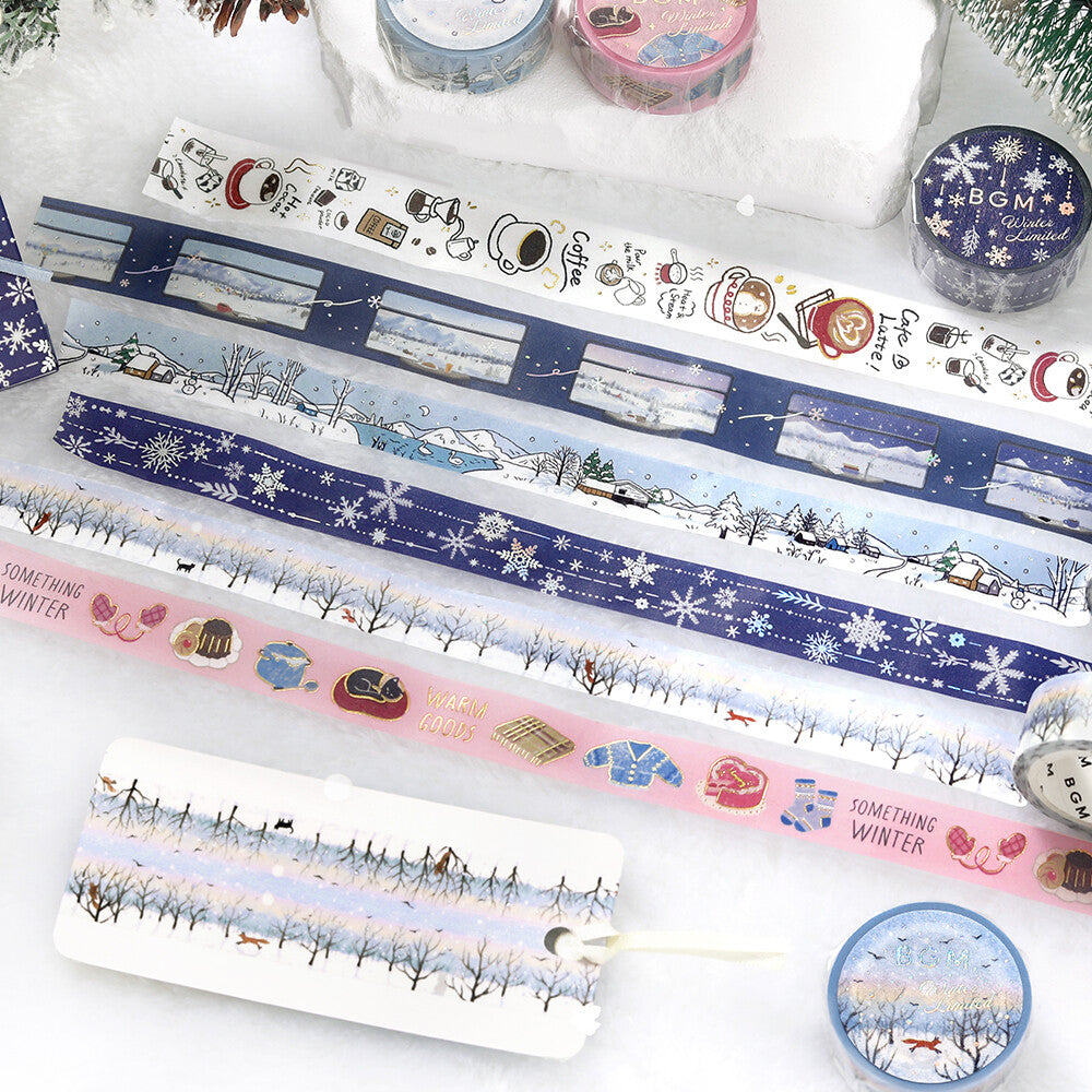 BGM Washi Tape - Winter Limited - Morning Forest Walk