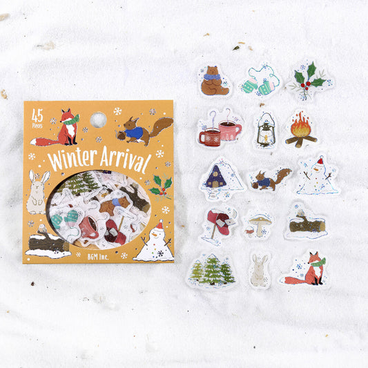 BGM Flake Stickers - Winter Limited - Winter Arrival