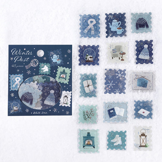 BGM Flake Stickers - Winter Limited - Post Office - Winter Letter