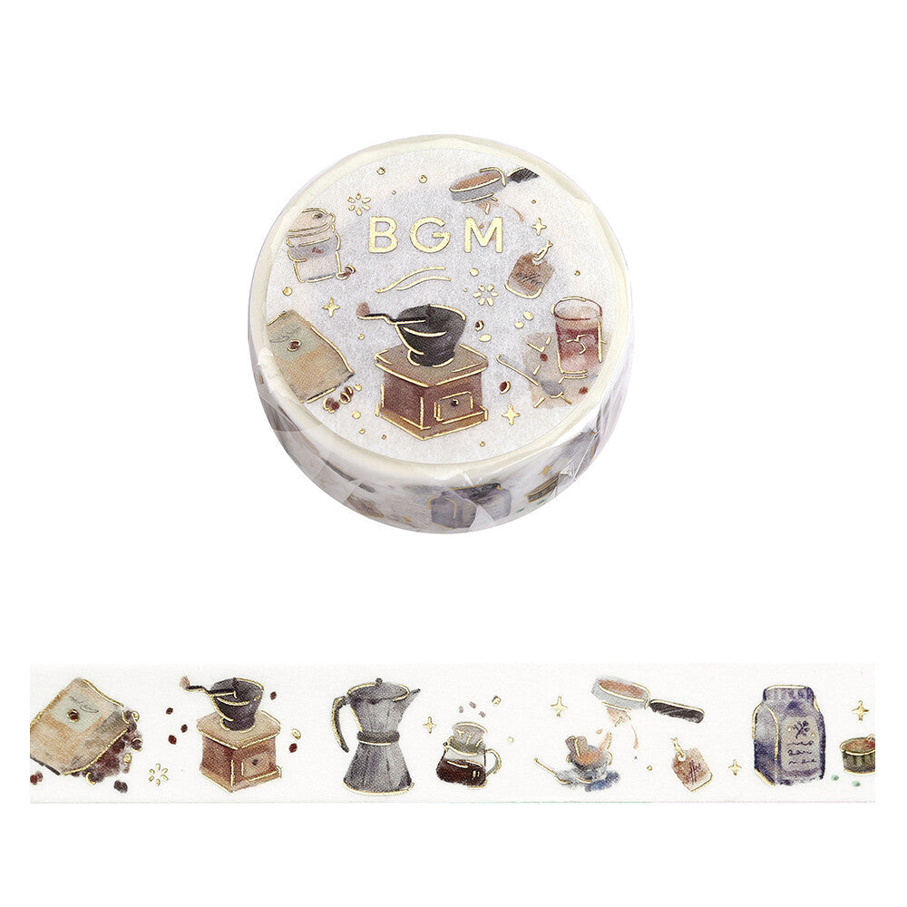 BGM Washi Tape - Enjoy Cafe