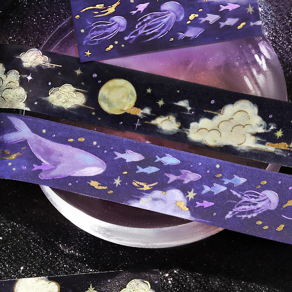 BGM Washi Tape - Illustrated Sky Vol. 2 - Yonagi (Calm Evening)