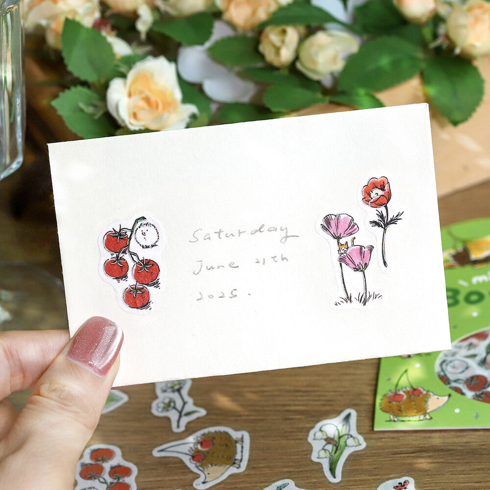 BGM Flake Stickers - Mini Animals - Botanical
