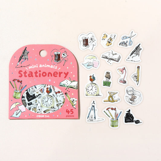 BGM Flake Stickers - Mini Animals - Stationery