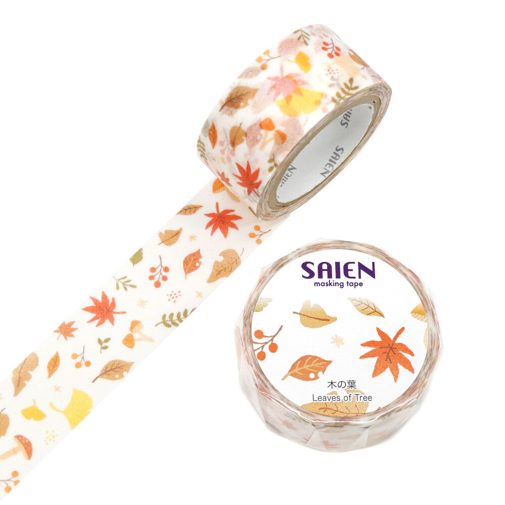 SAIEN - Washi Tape - Fall Leaves