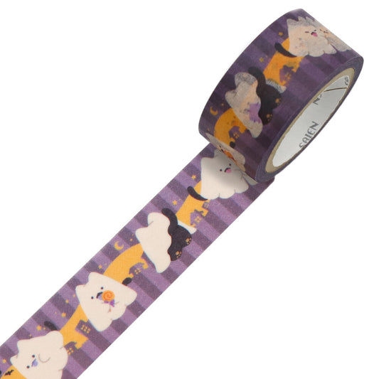 SAIEN - Washi Tape - Black Cat Ghost