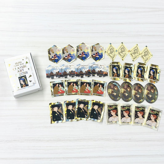 SEAL-DO Shinzi Katoh Flake Stickers - Classic Art Collection - Rembrandt / Vermeer