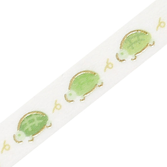 BGM Slim Washi Tape - Running Turtle