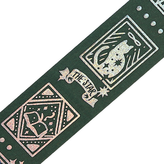 BGM Washi Tape - Stellar Grimoire / Star Spellbook - Spirit (Green)