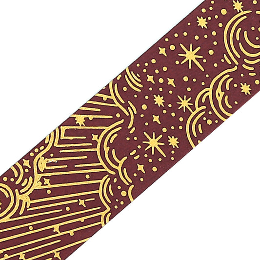 BGM Washi Tape - Stellar Grimoire / Star Spellbook - Flame (Red)