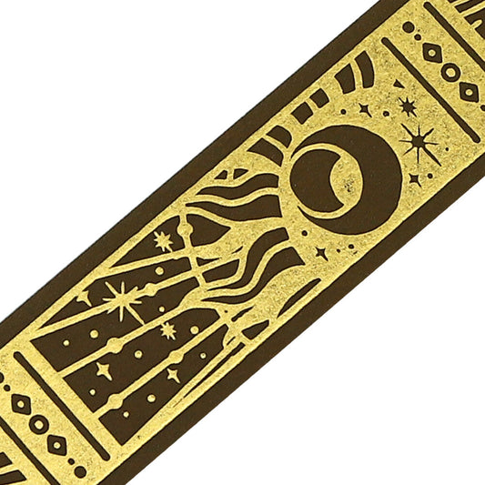 BGM Washi Tape - Stellar Grimoire / Star Spellbook - Sacred (Brown)