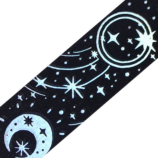BGM Washi Tape - Stellar Grimoire / Star Spellbook - Darkness (Black)