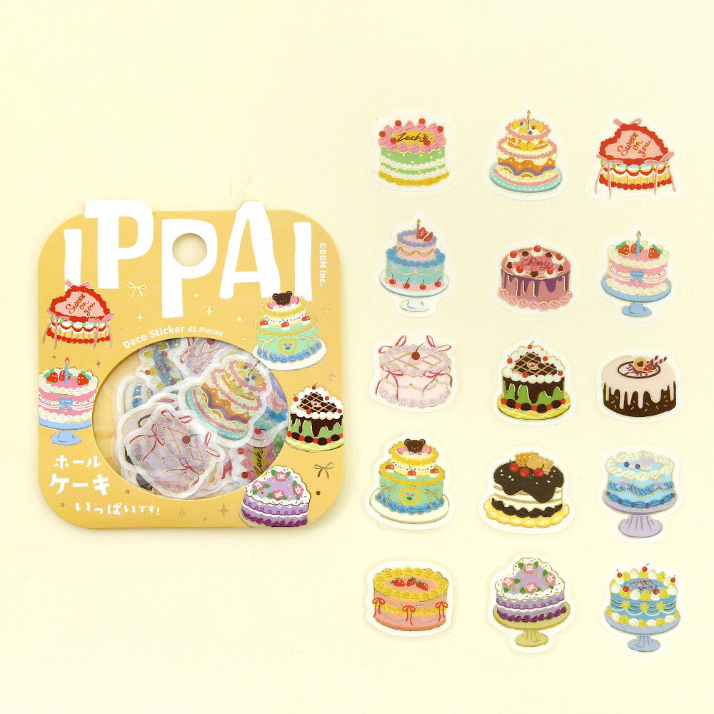 BGM Ippai Flake Stickers - Vol 4 - Whole Cakes Galore!