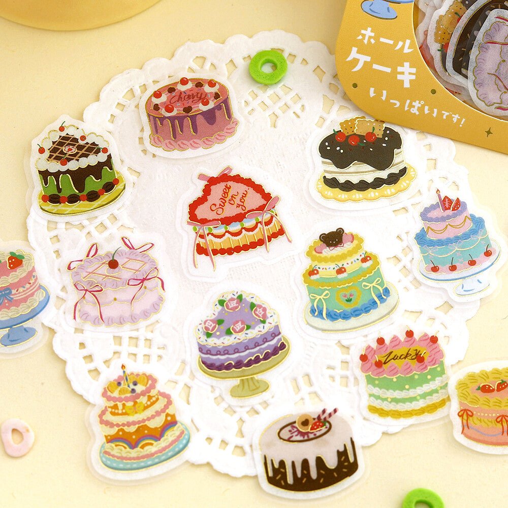 BGM Ippai Flake Stickers - Vol 4 - Whole Cakes Galore!