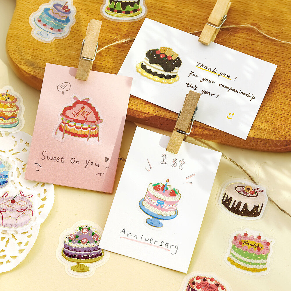BGM Ippai Flake Stickers - Vol 4 - Whole Cakes Galore!