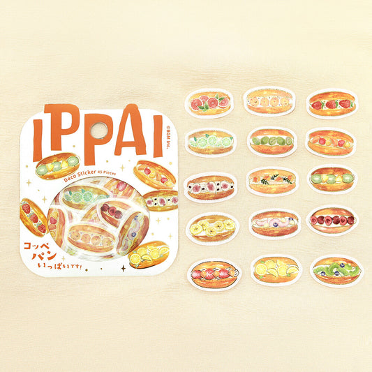 BGM Ippai Flake Stickers - Vol 4 - Lots of Cream Buns!