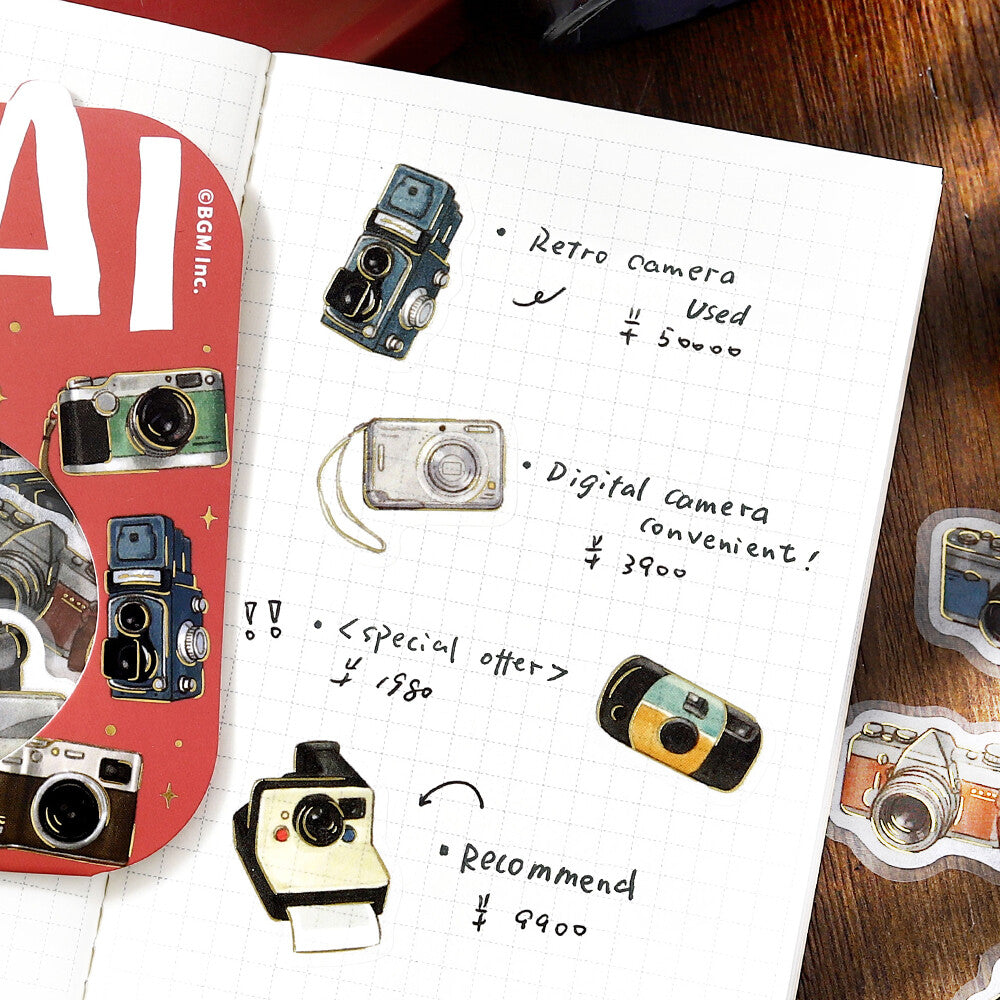 BGM Ippai Flake Stickers - Vol 4 - Lots of Cameras!