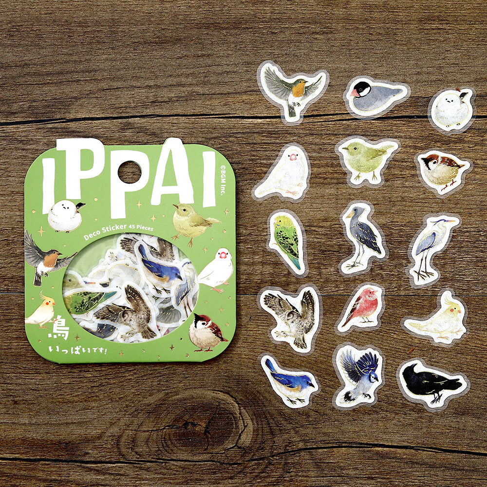 BGM Ippai Flake Stickers - Vol 4 - Full of Birds!