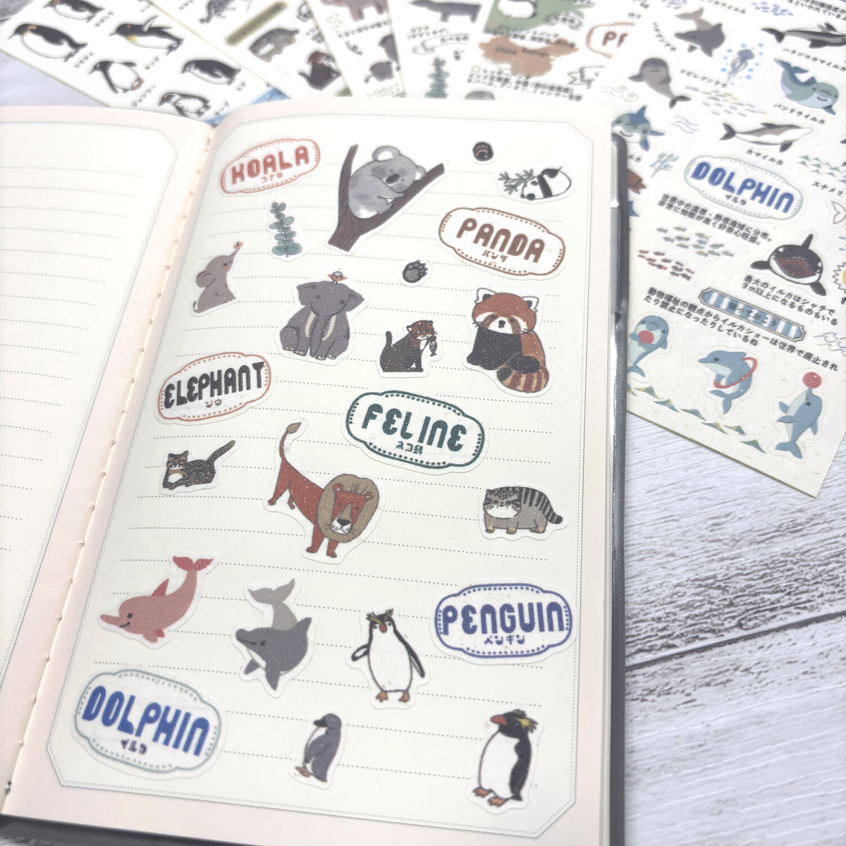 SEAL-DO Shinzi Katoh - Banana Paper Stickers - Endangered Species - Elephant