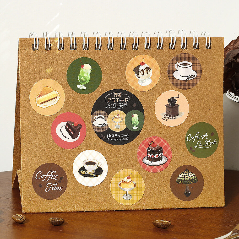 BGM - Round Sticker Roll - Cafe a la Mode
