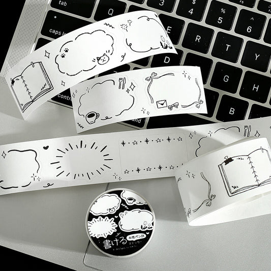 BGM - Writable Sticker Roll - Sketches