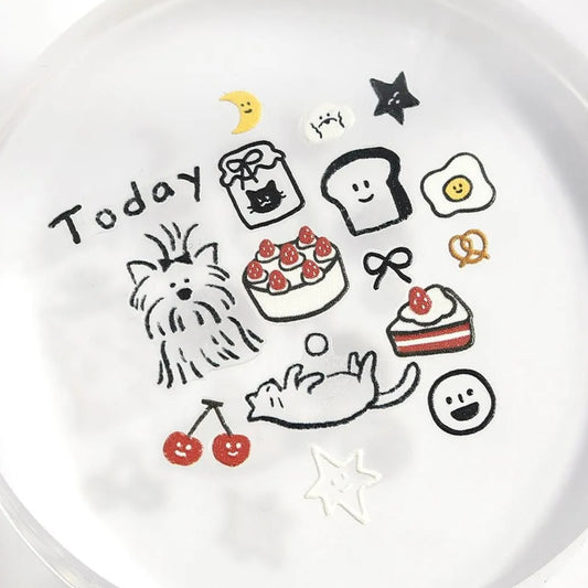 BGM - Icing Sticker Sheet - Relaxed Days